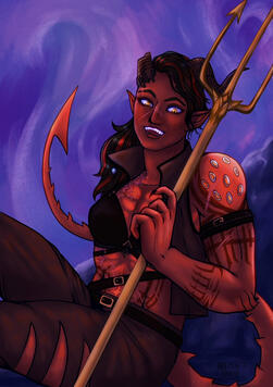 Shaded 3/4 + background