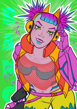 Colored 3/4