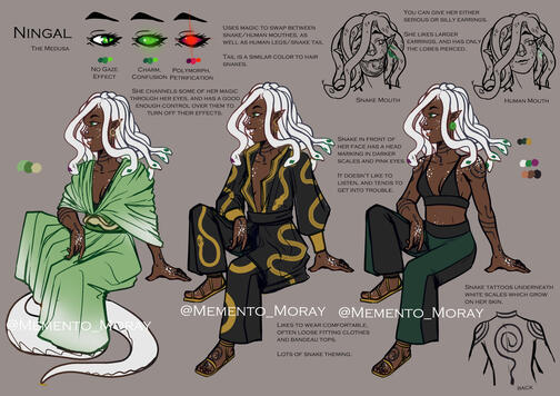 Reference Sheet - $160